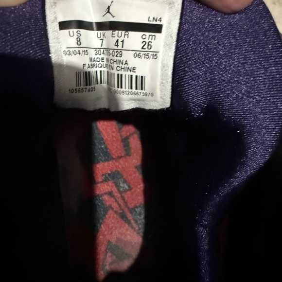 Jordan Size 8 - Jordan 7 Retro Marvin The Martian 2015 Used - Picture 7 of 8